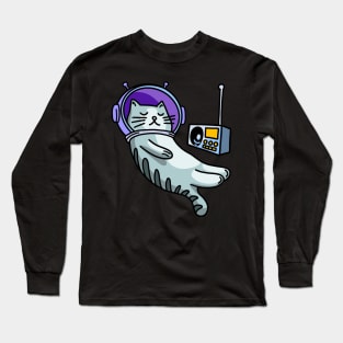 Astronaut Cat Long Sleeve T-Shirt